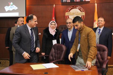 توقيع مذكرة تفاهم بين مستشفى هبة و منتدى شباب الاعمال الاردني / شباب للتمكين والريادة